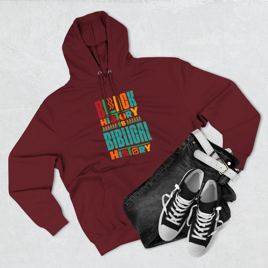 Biblical Black History Hoodie — " Fleece Pullover