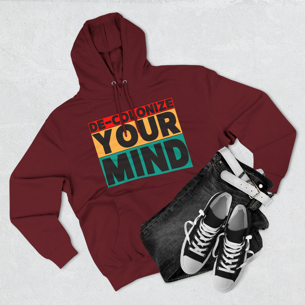 Decolonize Your Mind Hoodie — Bold Graphic Statement Pullover