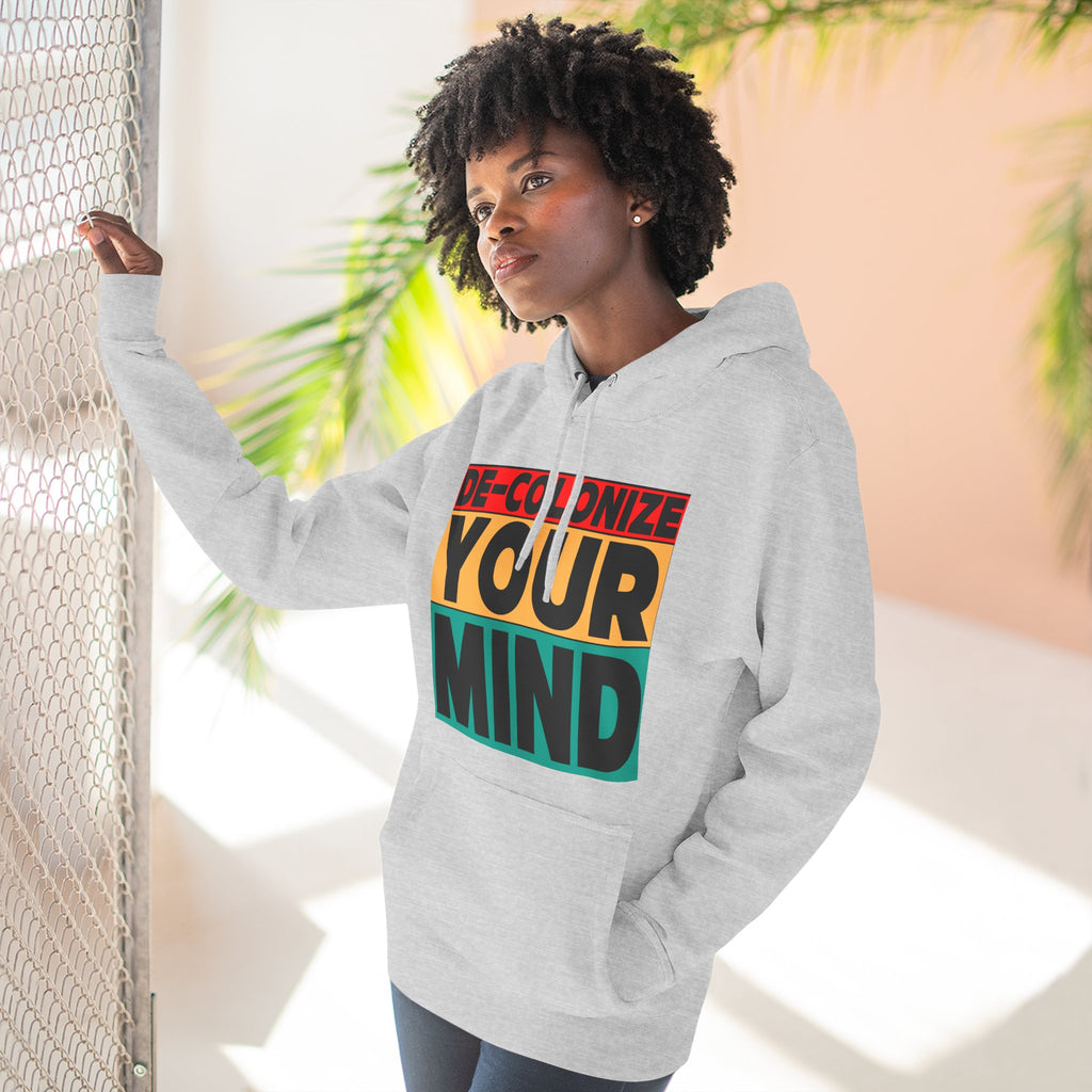 Decolonize Your Mind Hoodie — Bold Graphic Statement Pullover