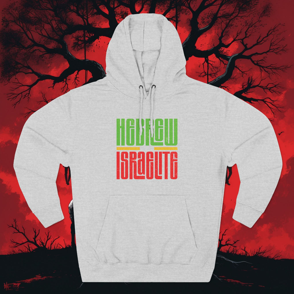 Hoodie — "Hebrew Israelite' Graphic Fleece Hoodie