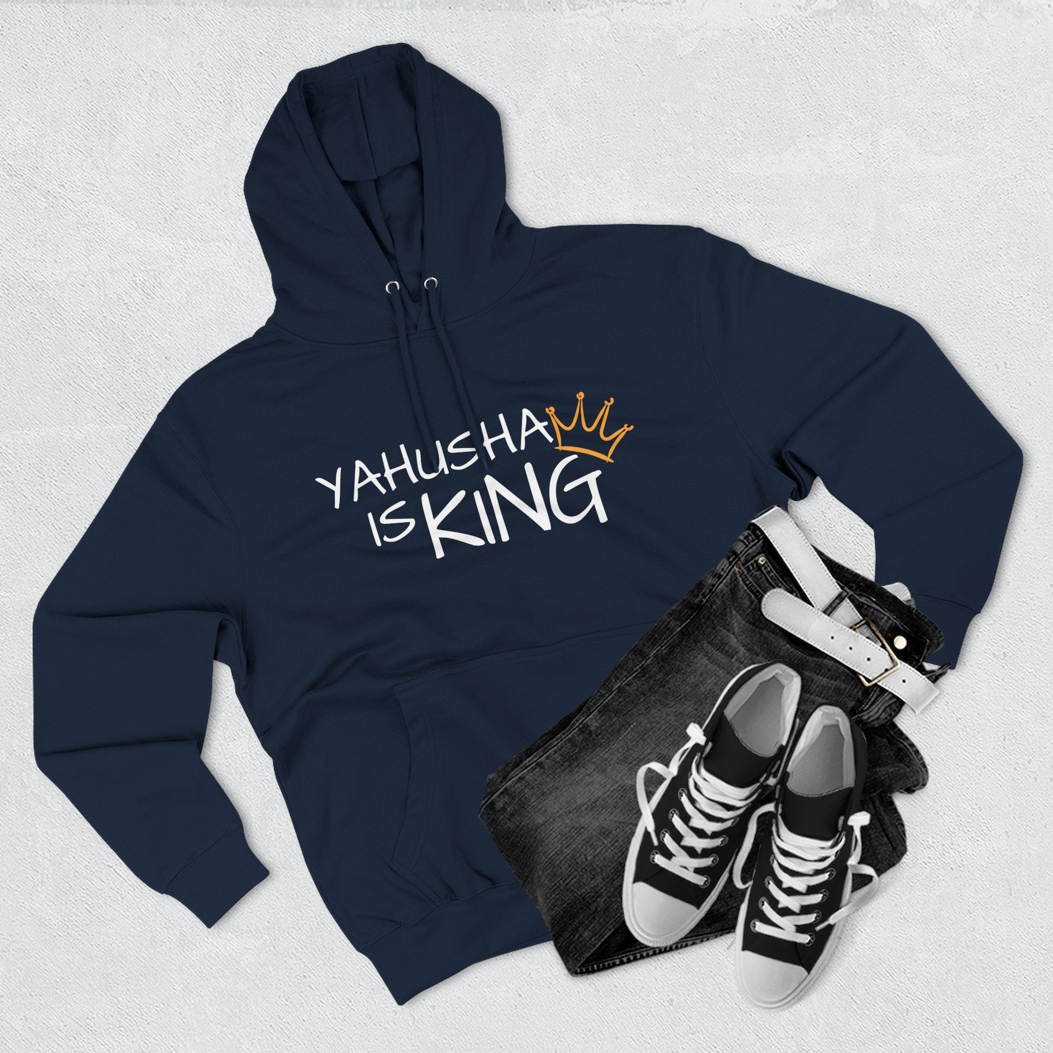 Yahusha Is King Hoodie - Pullover