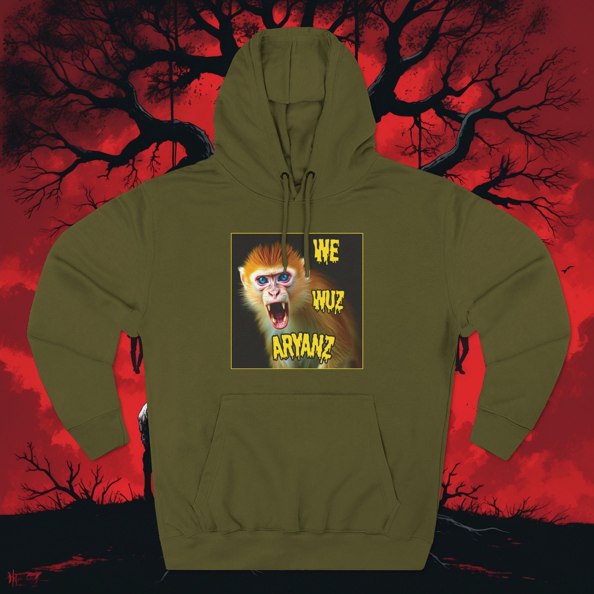 Graphic Hoodie — 'We Wuz'