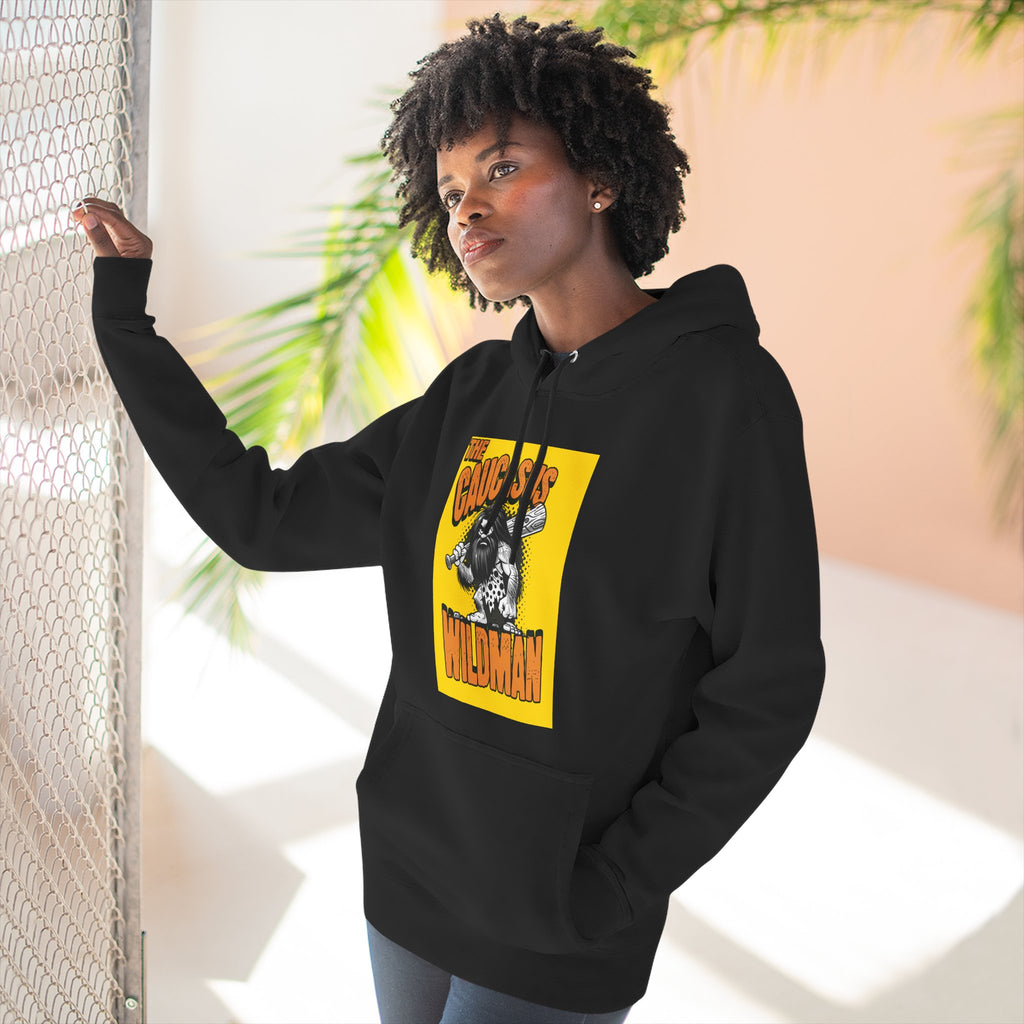 Hoodie — 'Caucasus Wildman' Graphic Fleece Hoodie