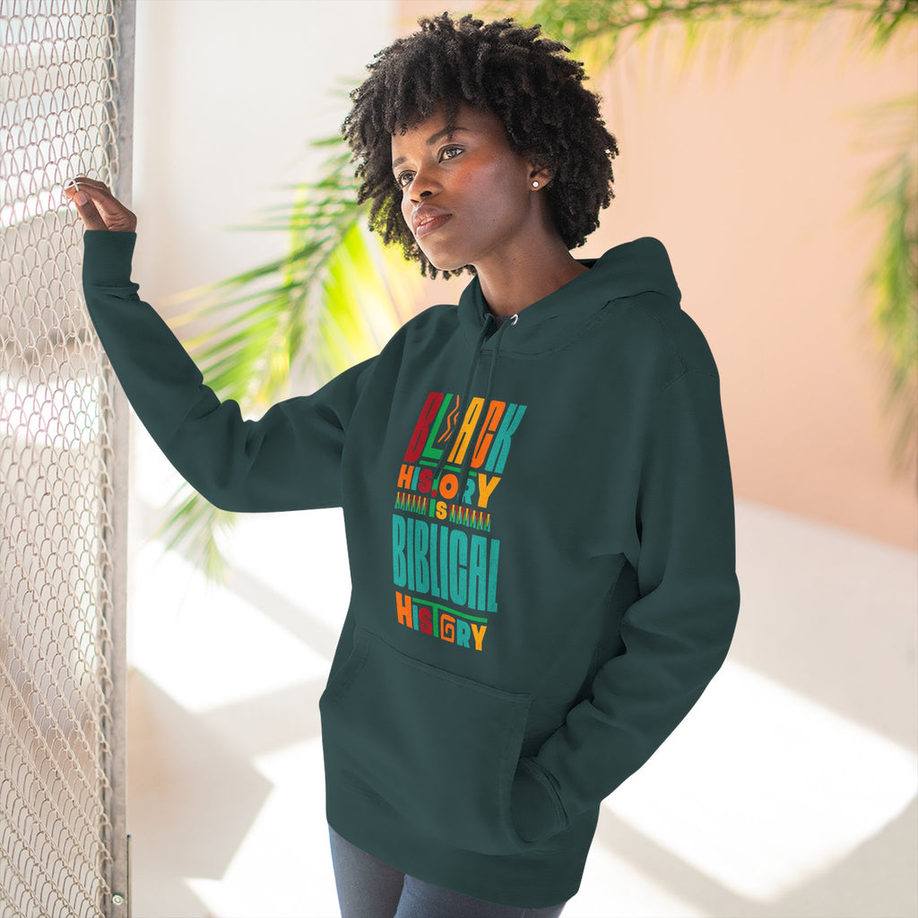 Biblical Black History Hoodie — " Fleece Pullover