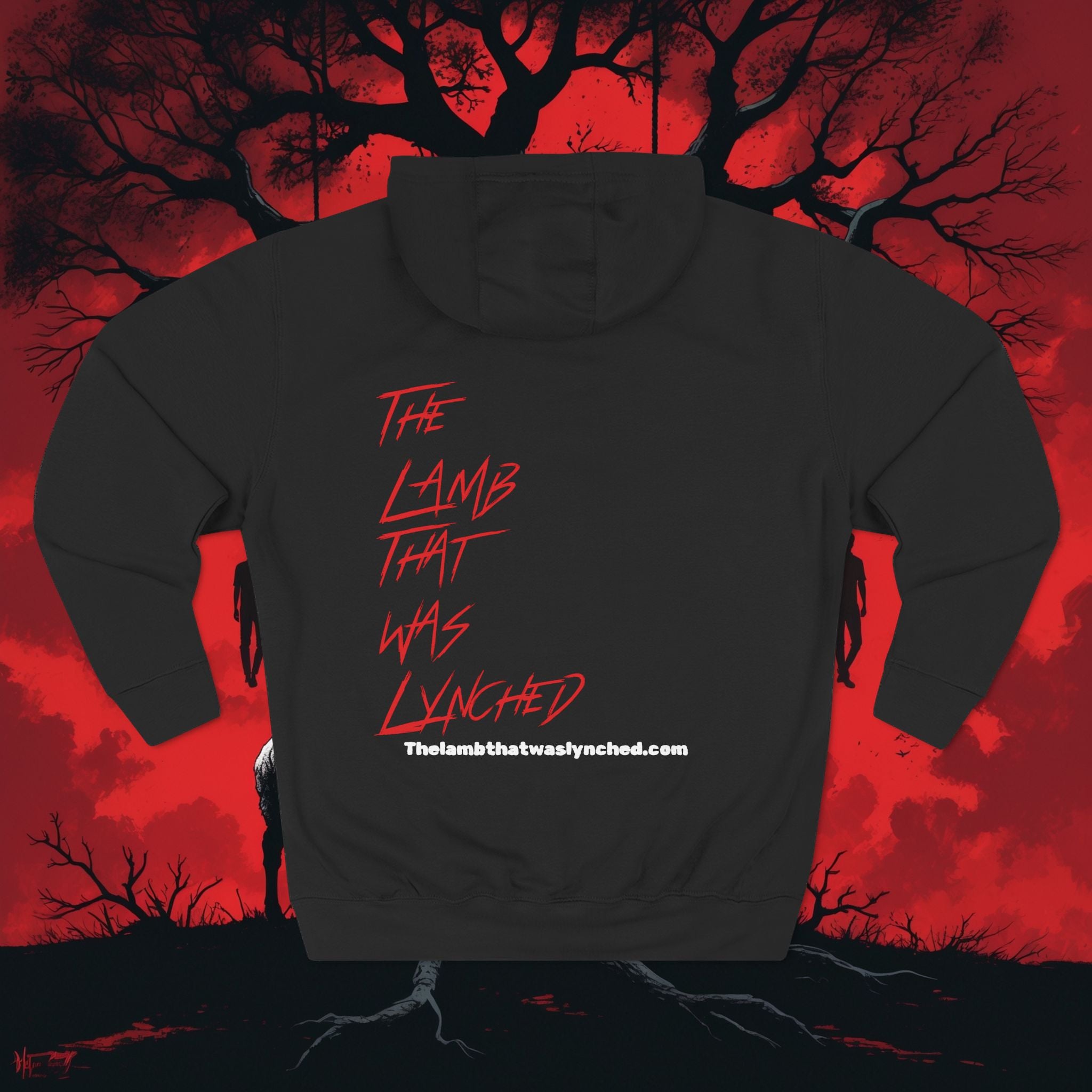 Wildman Graphic Hoodie —Retro Sunset Design