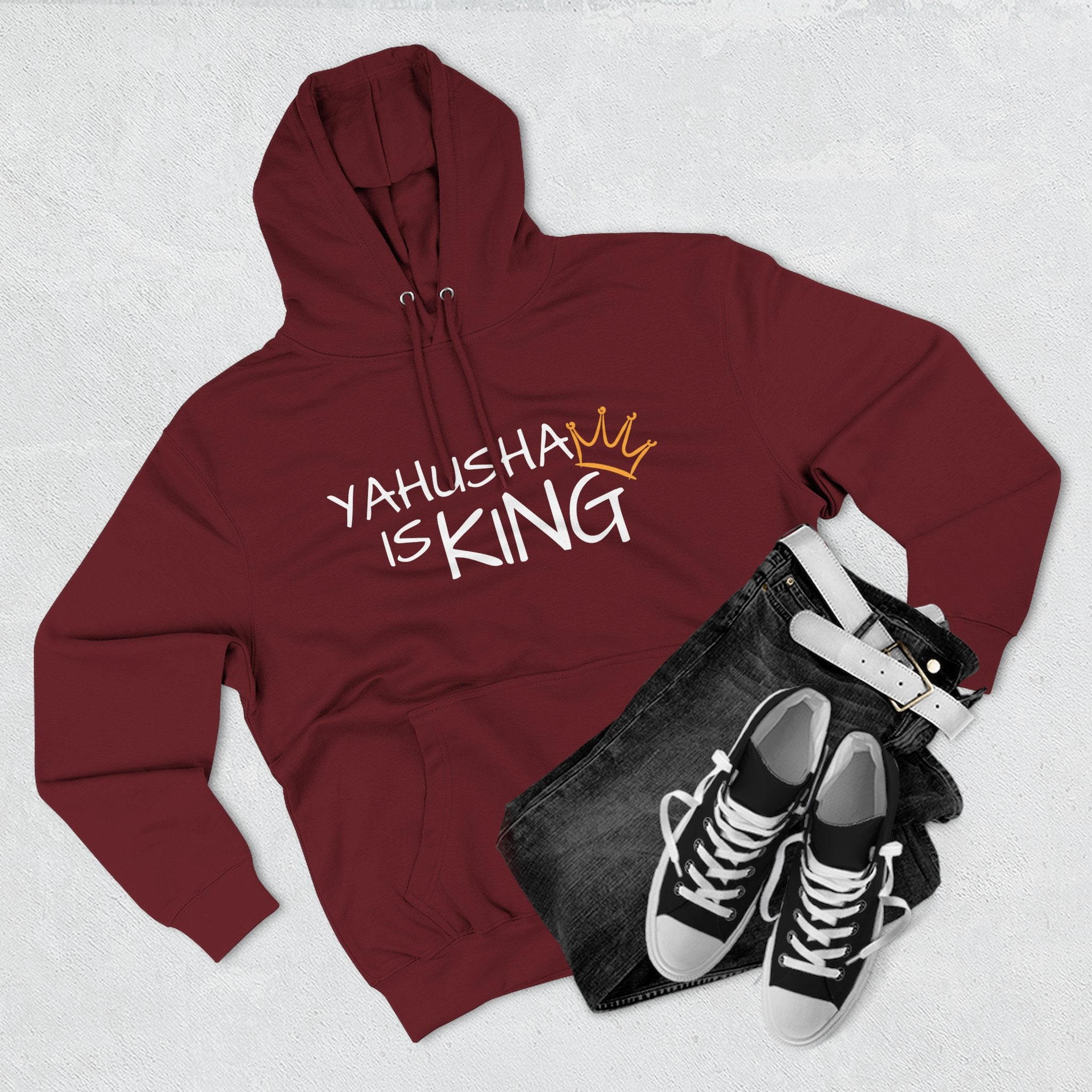 Yahusha Is King Hoodie - Pullover