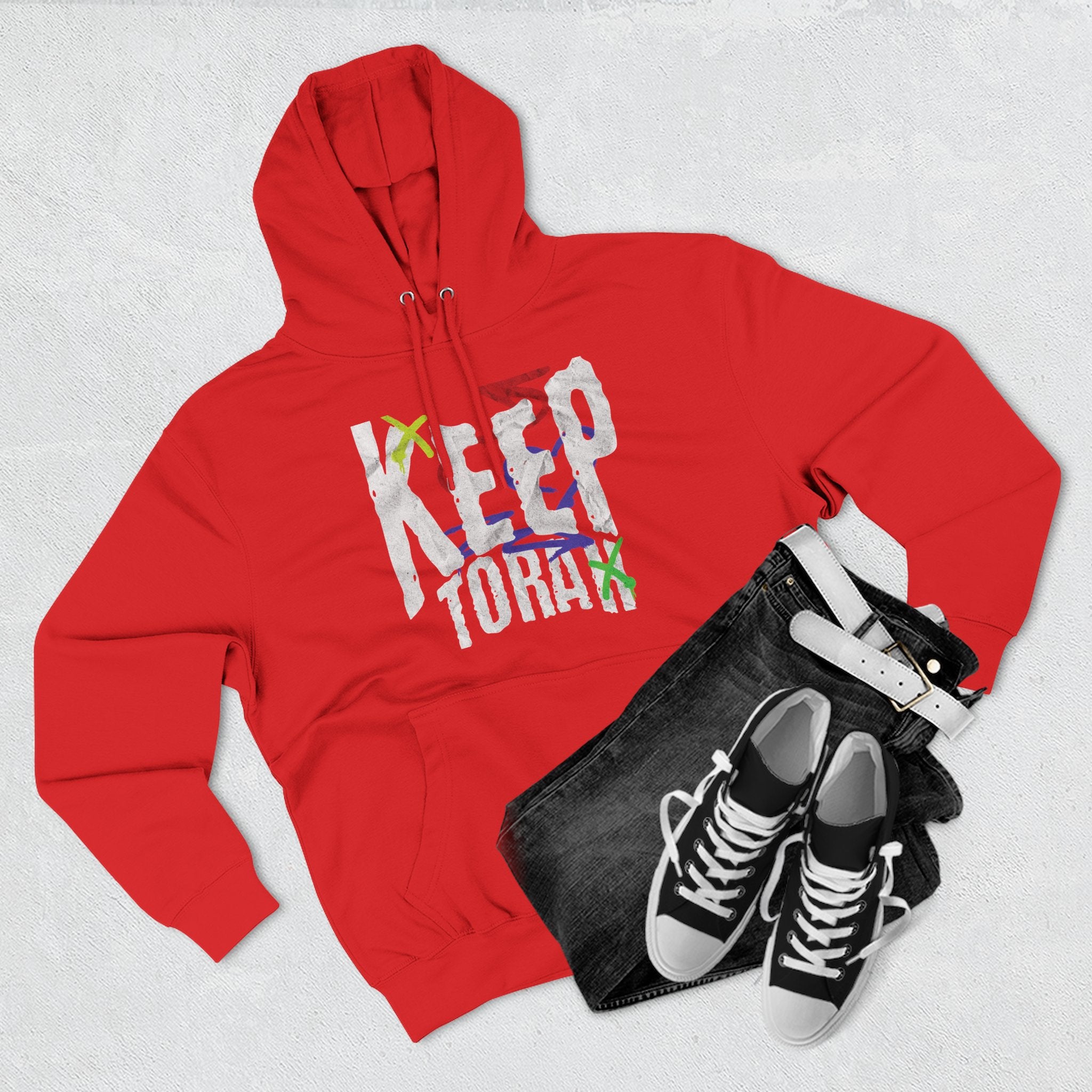 Keep Torah Hoodie —  Graphic Fleece Hoodie