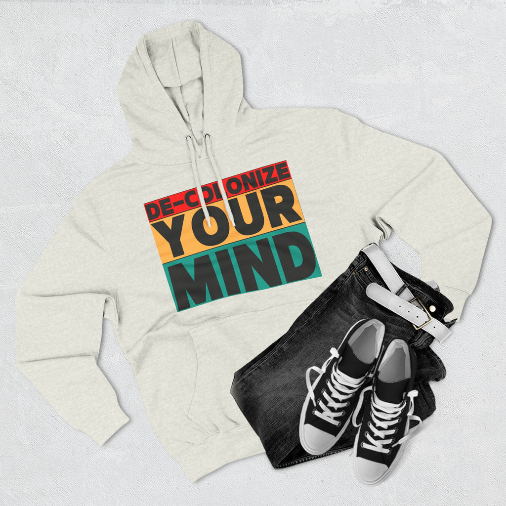 Decolonize Your Mind Hoodie — Bold Graphic Statement Pullover