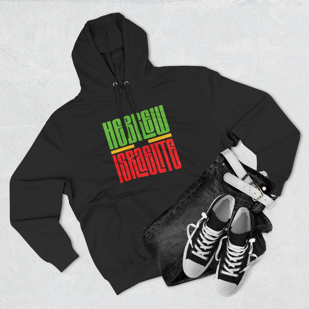 Hoodie — "Hebrew Israelite' Graphic Fleece Hoodie
