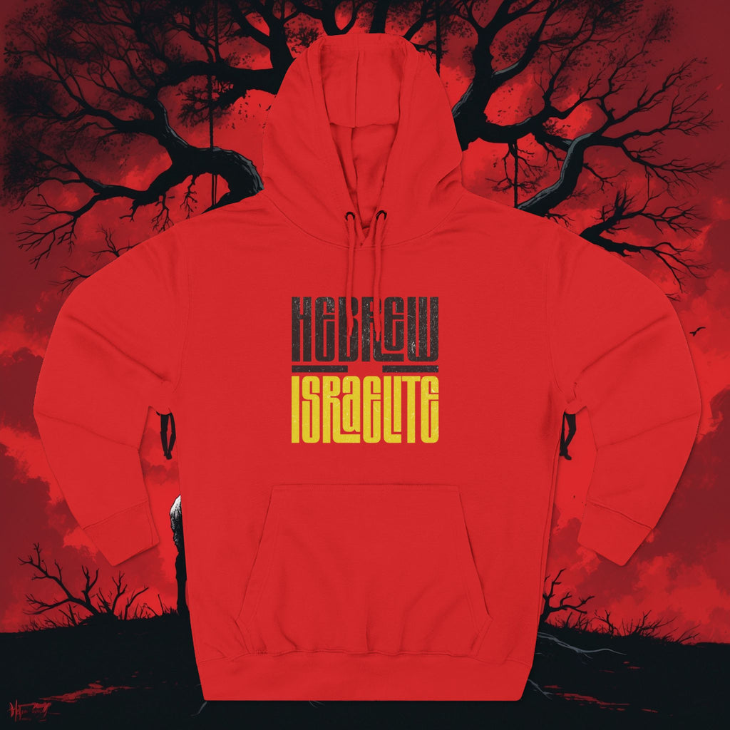Hoodie — "Hebrew Israelite' Graphic Fleece Hoodie