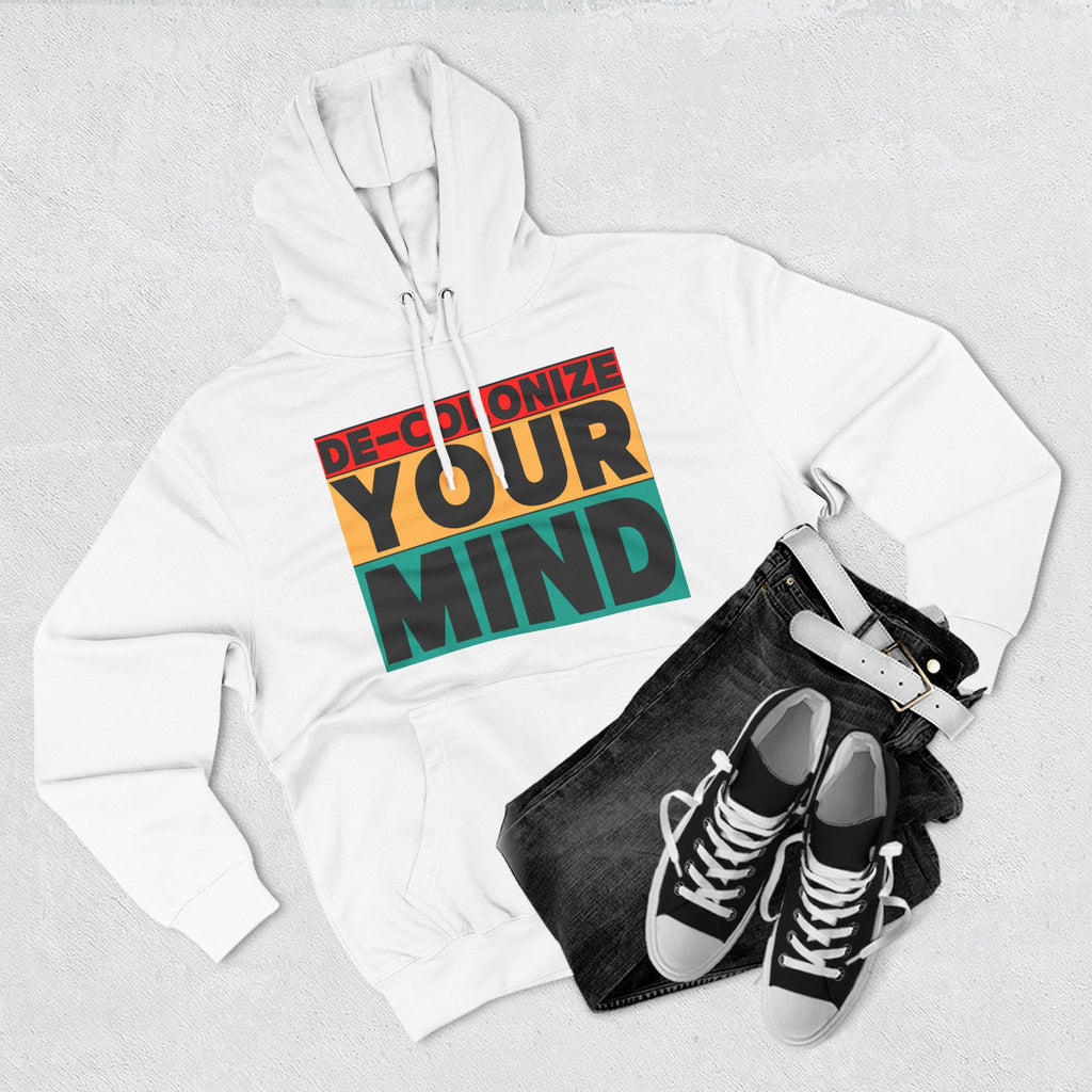 Decolonize Your Mind Hoodie — Bold Graphic Statement Pullover