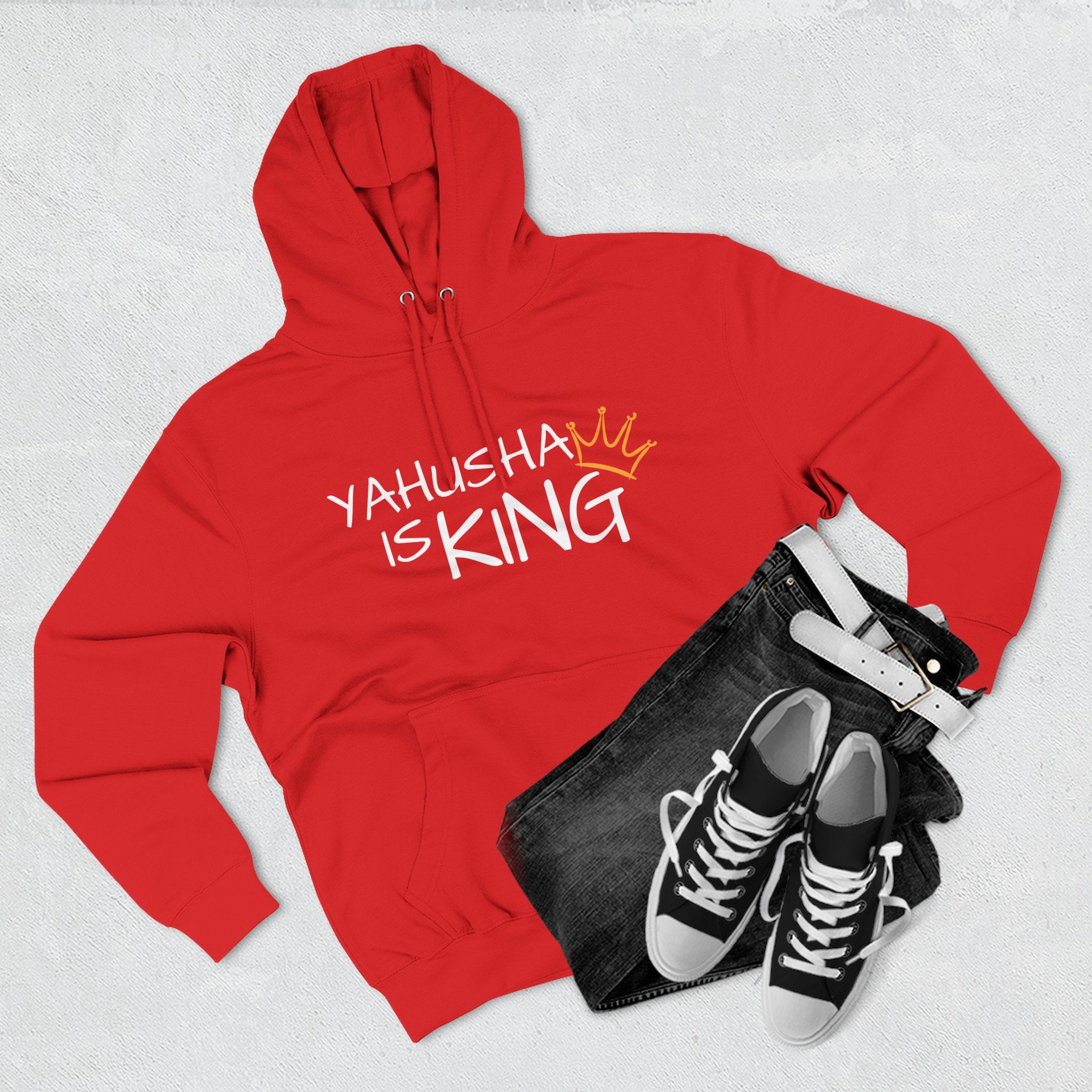 Yahusha Is King Hoodie - Pullover