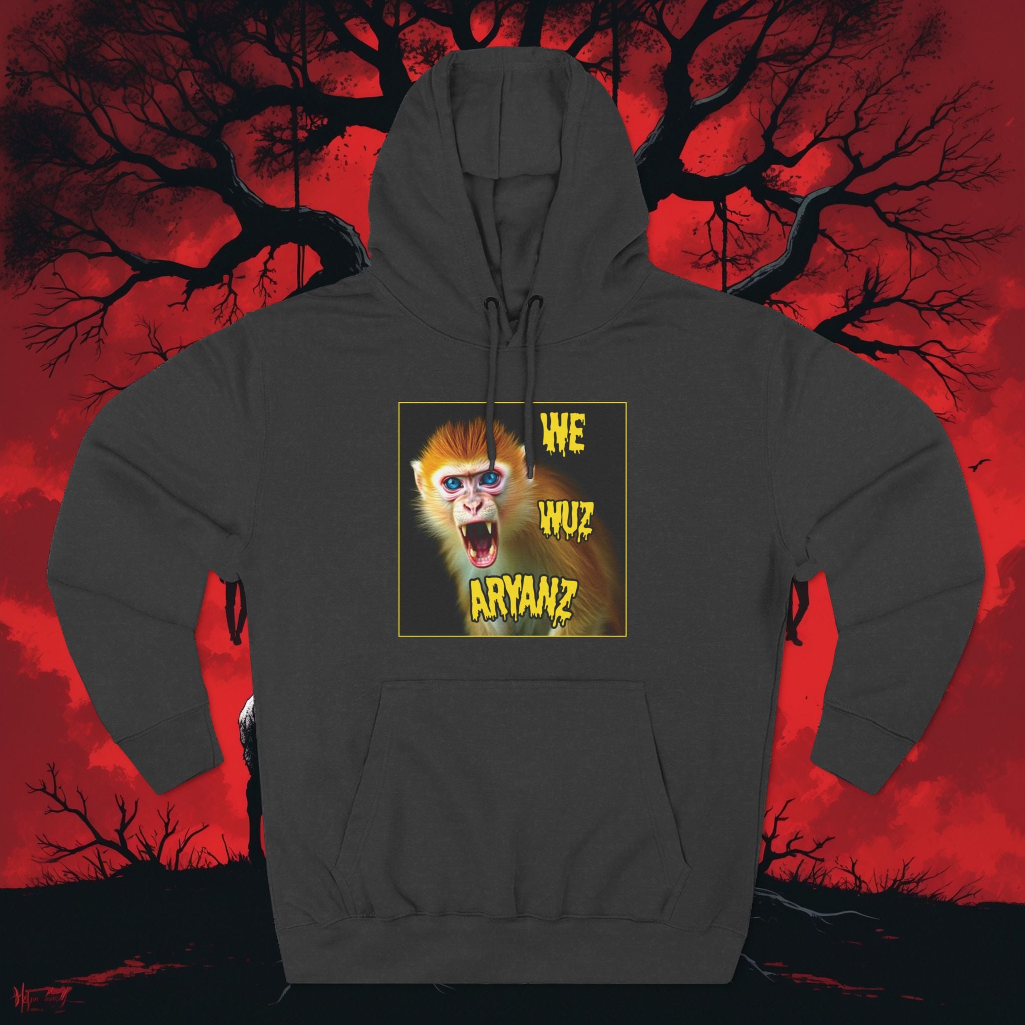 Graphic Hoodie — 'We Wuz'