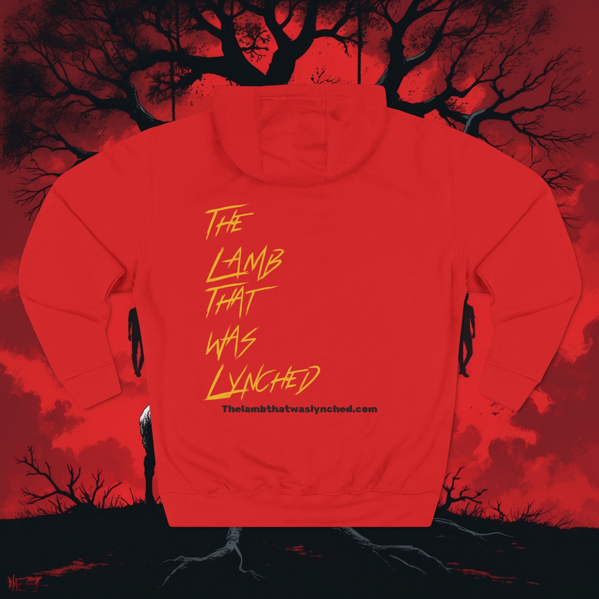 Wildman Graphic Hoodie —Retro Sunset Design