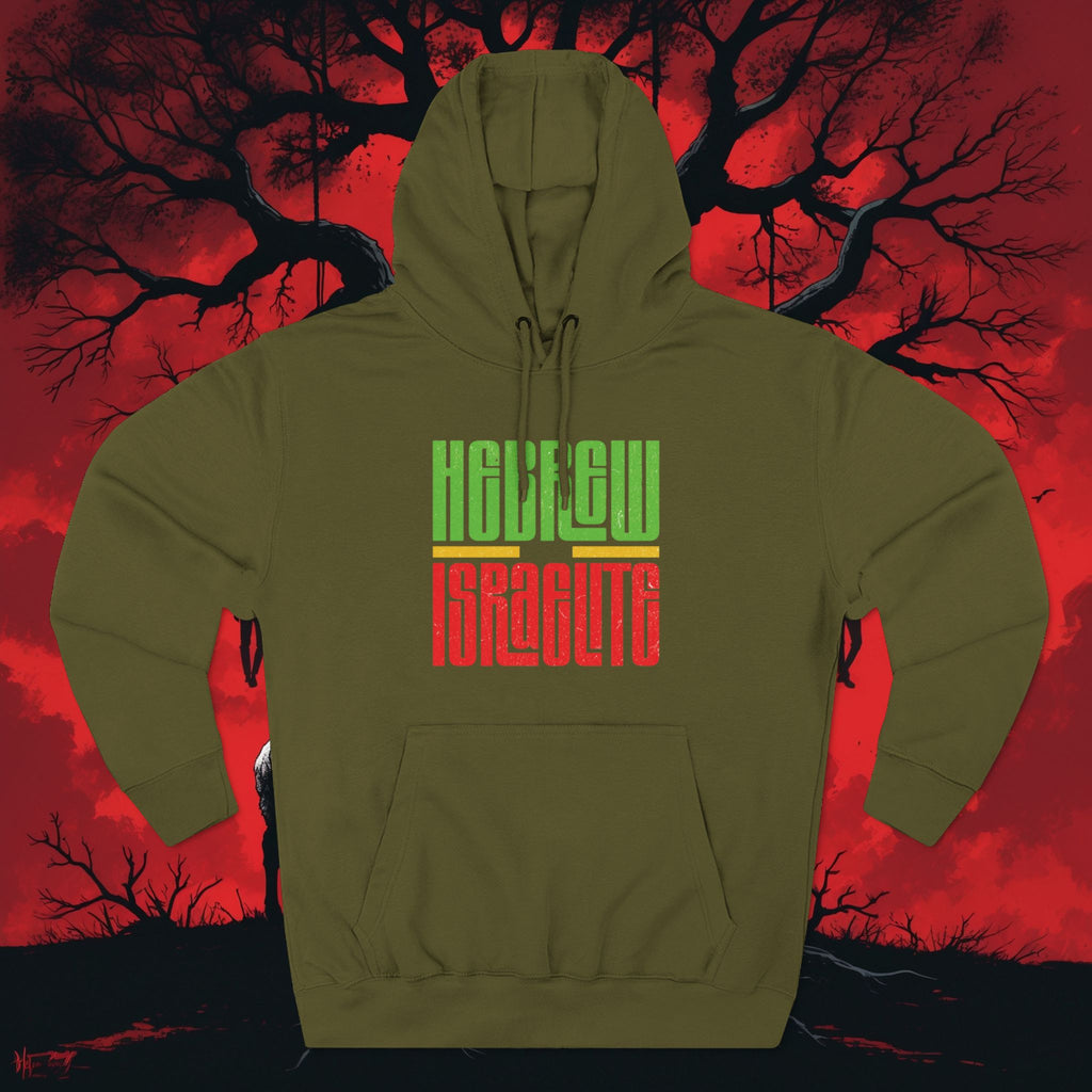 Hoodie — "Hebrew Israelite' Graphic Fleece Hoodie