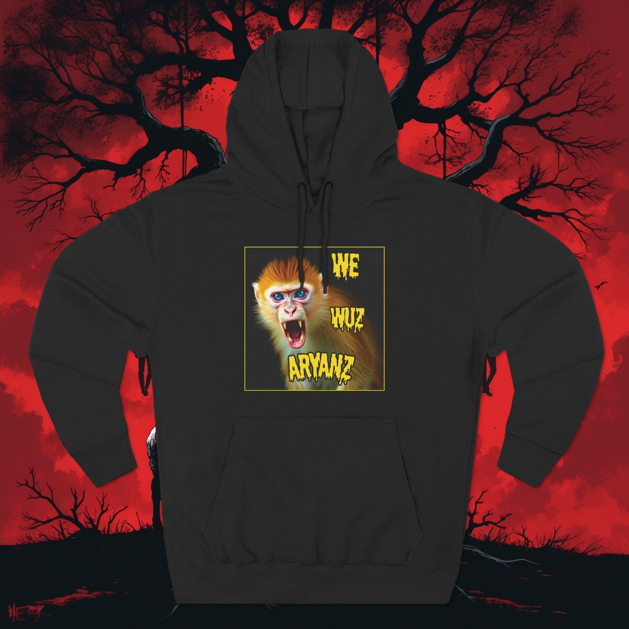 Graphic Hoodie — 'We Wuz'