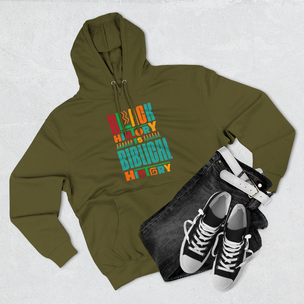 Biblical Black History Hoodie — " Fleece Pullover