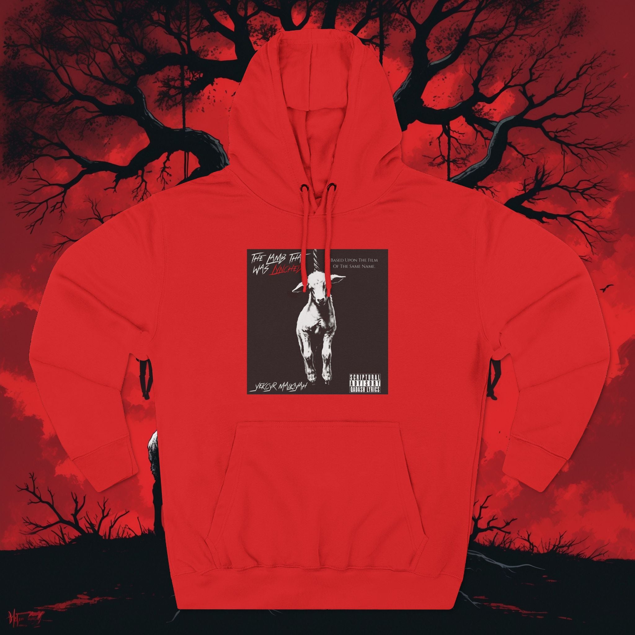 Graphic Hoodie — 'The Lamb That Was Lynched' Album Art Pullover