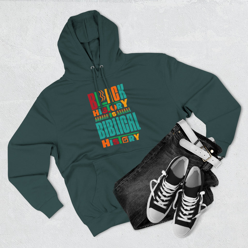 Biblical Black History Hoodie — " Fleece Pullover