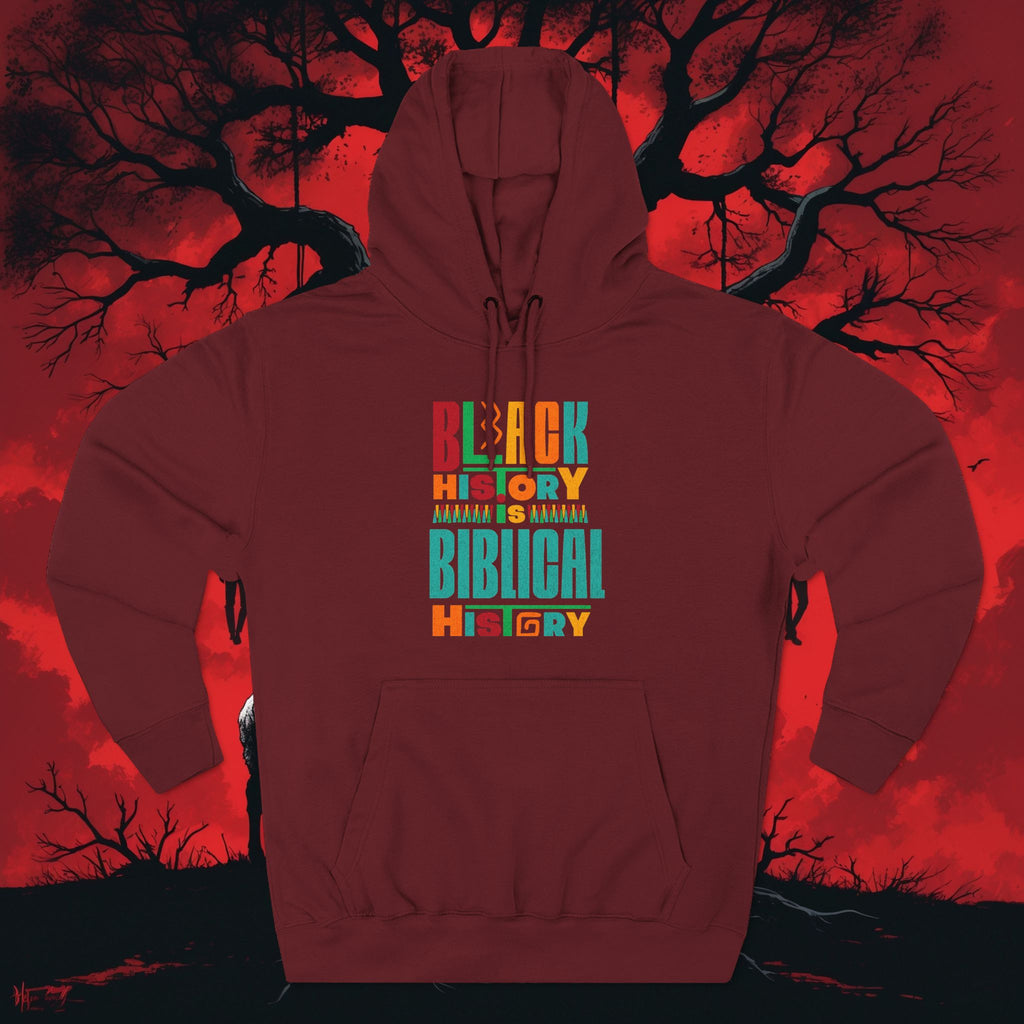 Biblical Black History Hoodie — " Fleece Pullover
