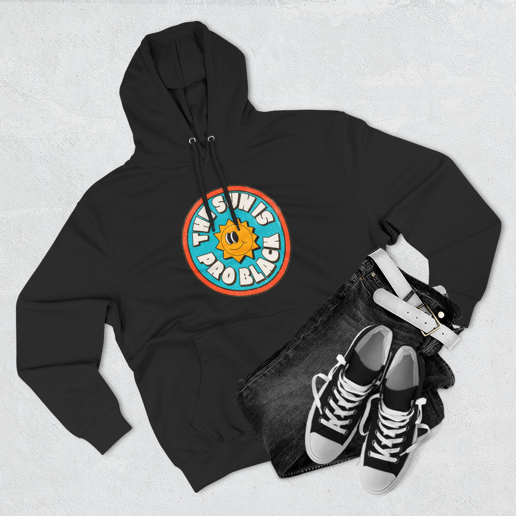 The Sun Is Pro Black – Graphic Fleece Pullover