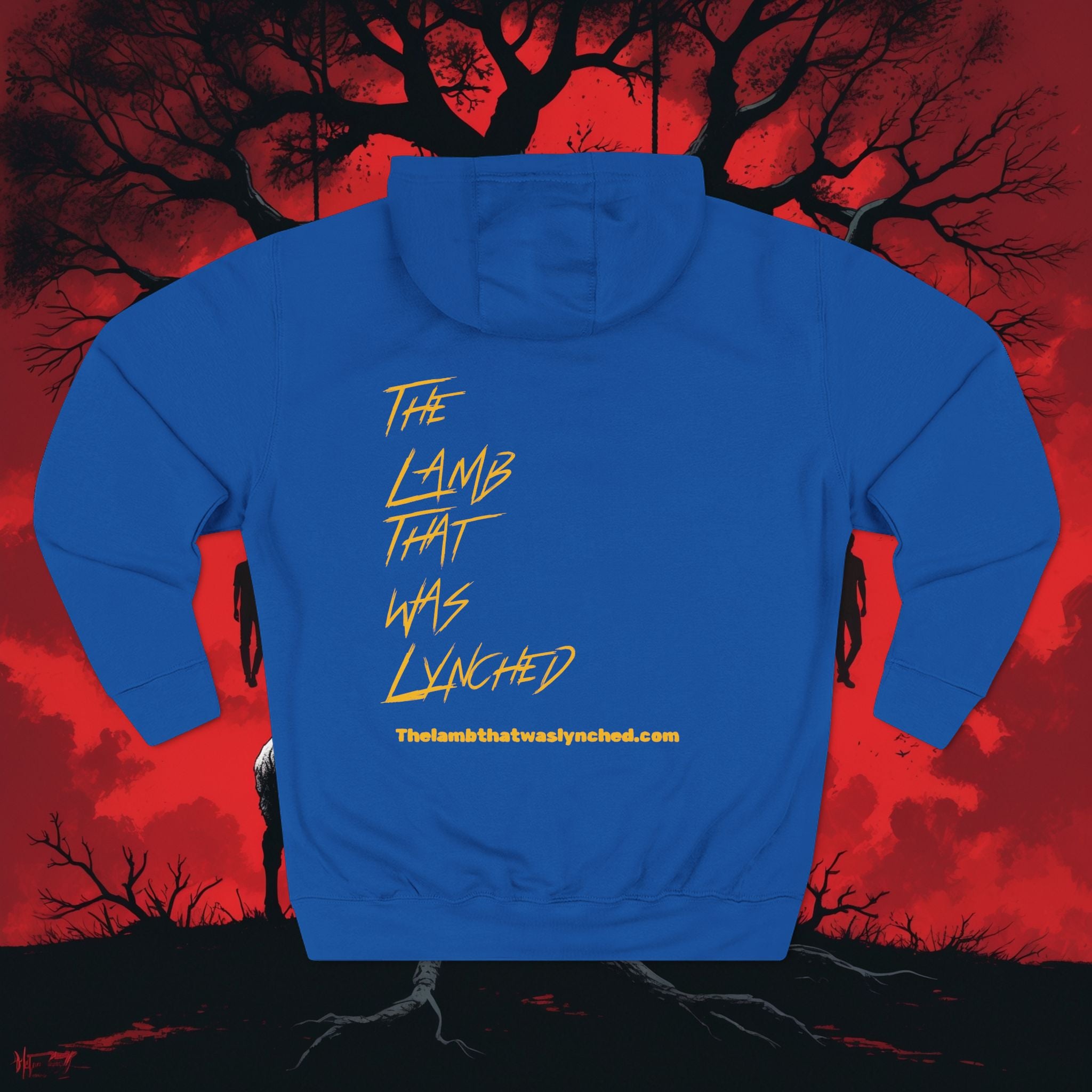 Hoodie — 'Caucasus Wildman' Graphic Fleece Hoodie