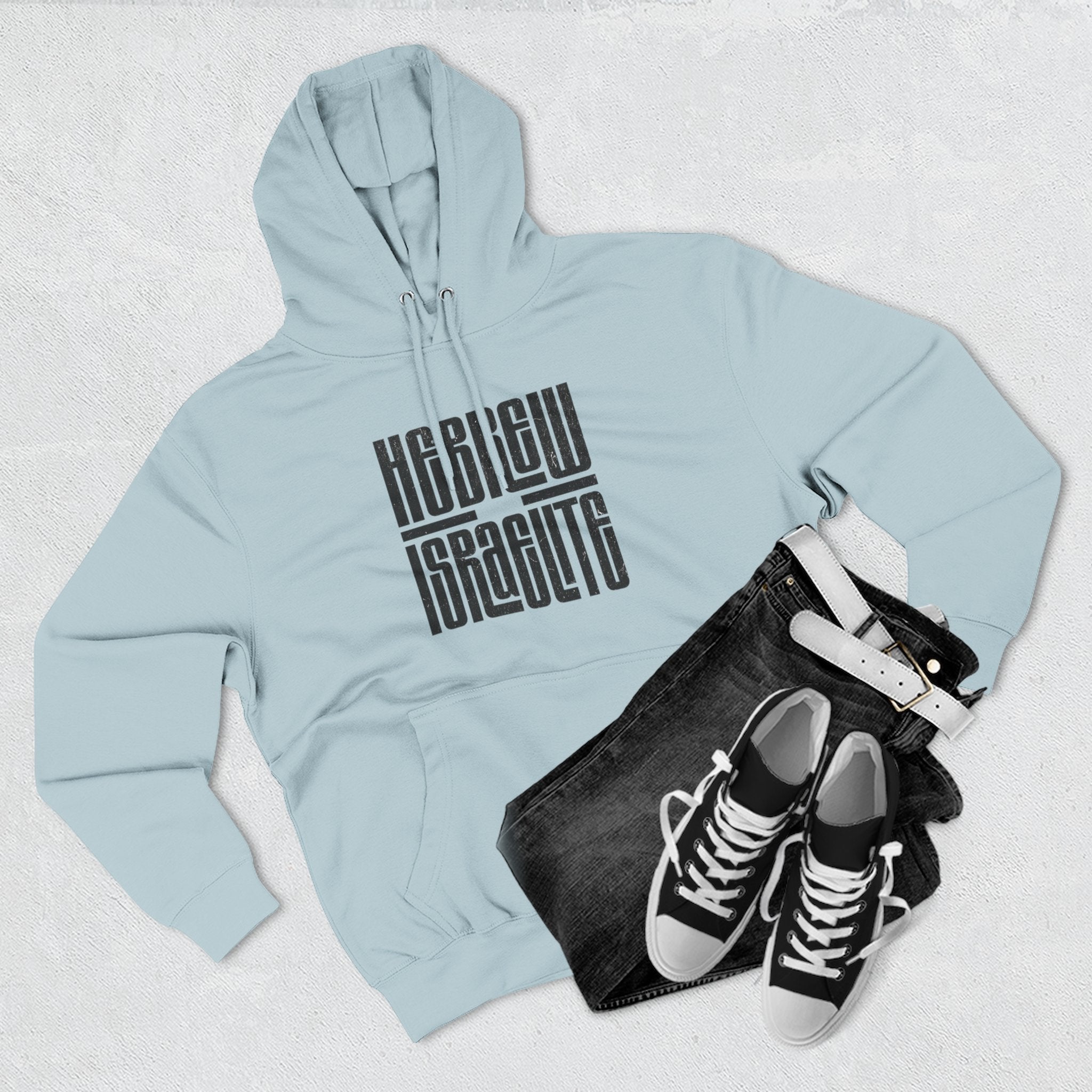 Hoodie — "Hebrew Israelite' Graphic Fleece Hoodie