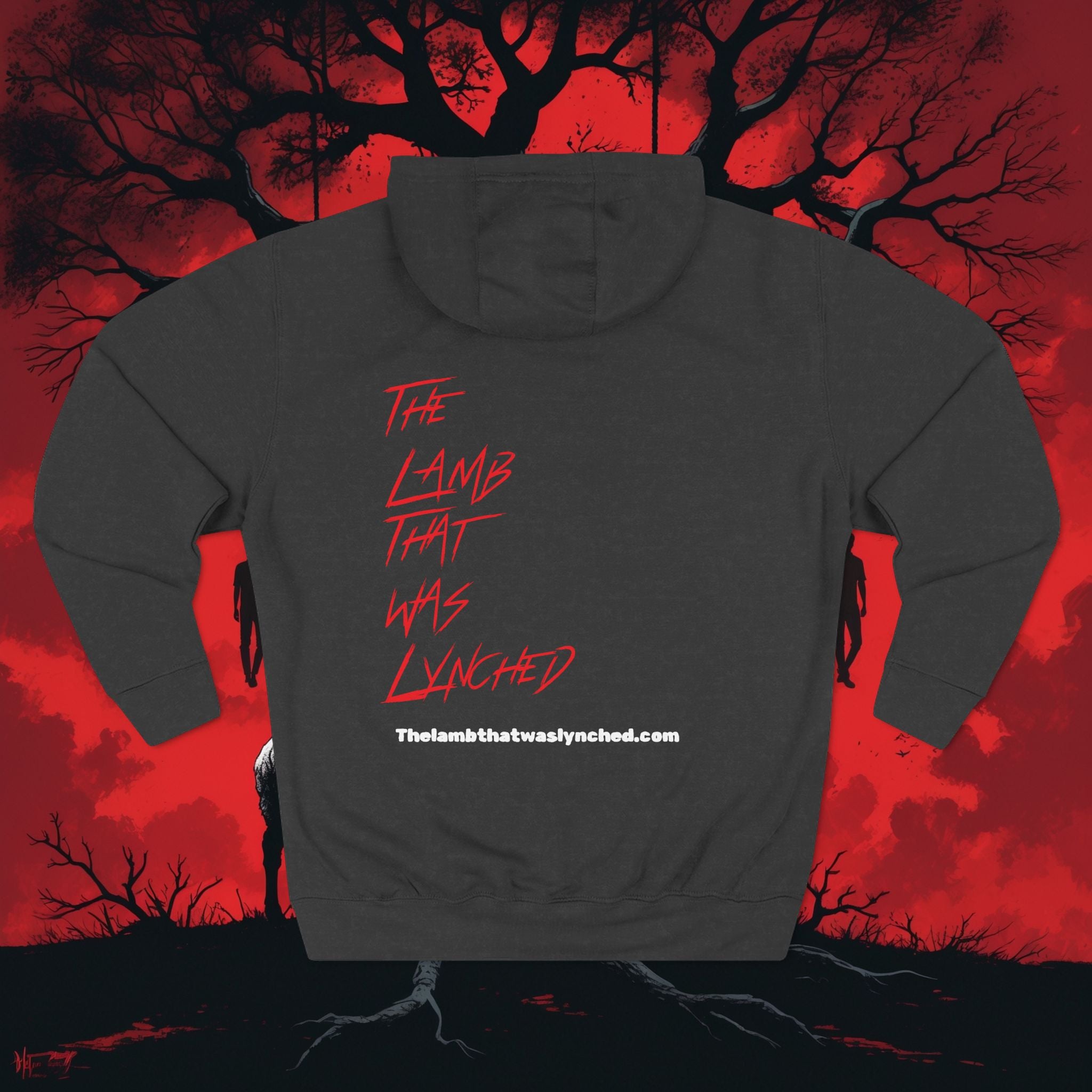 Hoodie — 'Caucasus Wildman' Graphic Fleece Hoodie