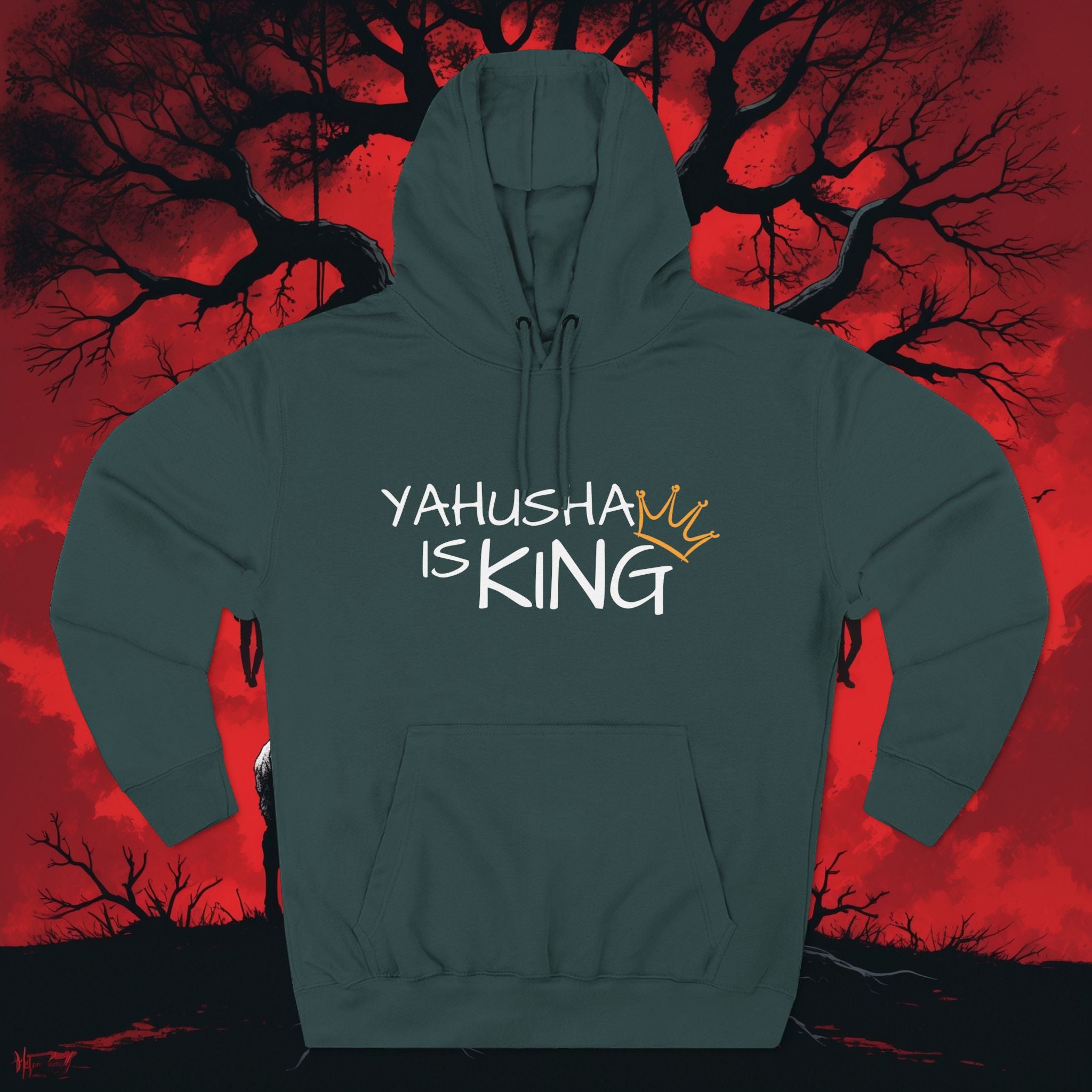 Yahusha Is King Hoodie - Pullover