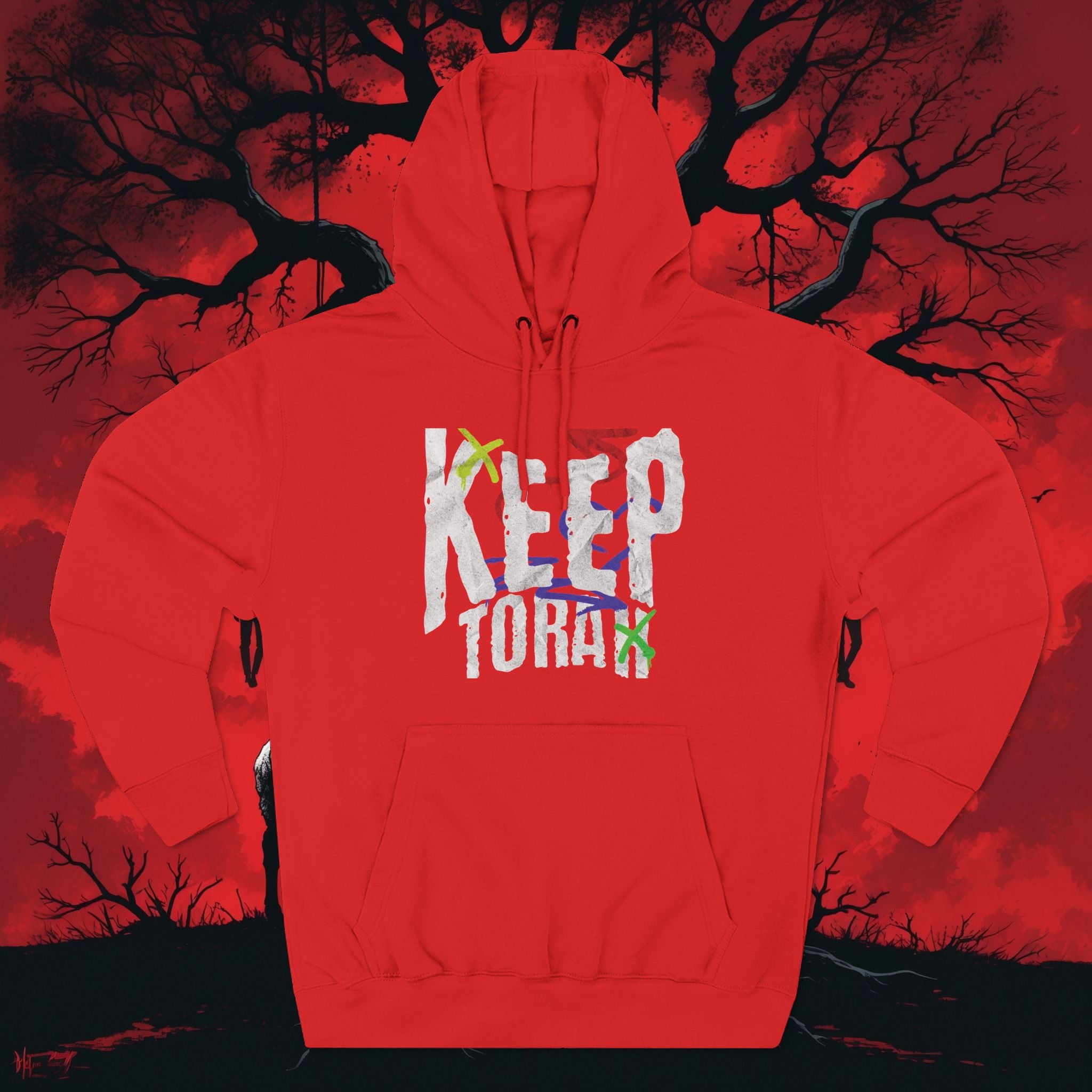 Keep Torah Hoodie —  Graphic Fleece Hoodie