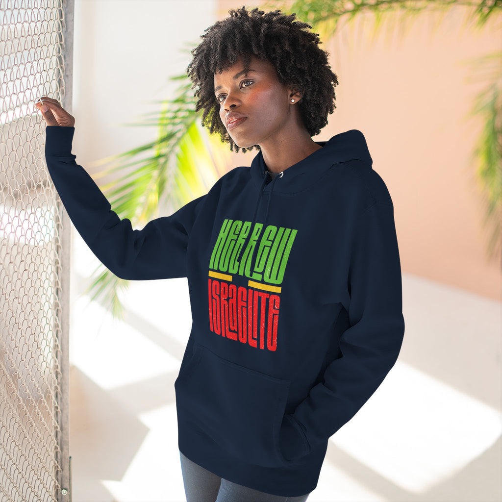 Hoodie — "Hebrew Israelite' Graphic Fleece Hoodie