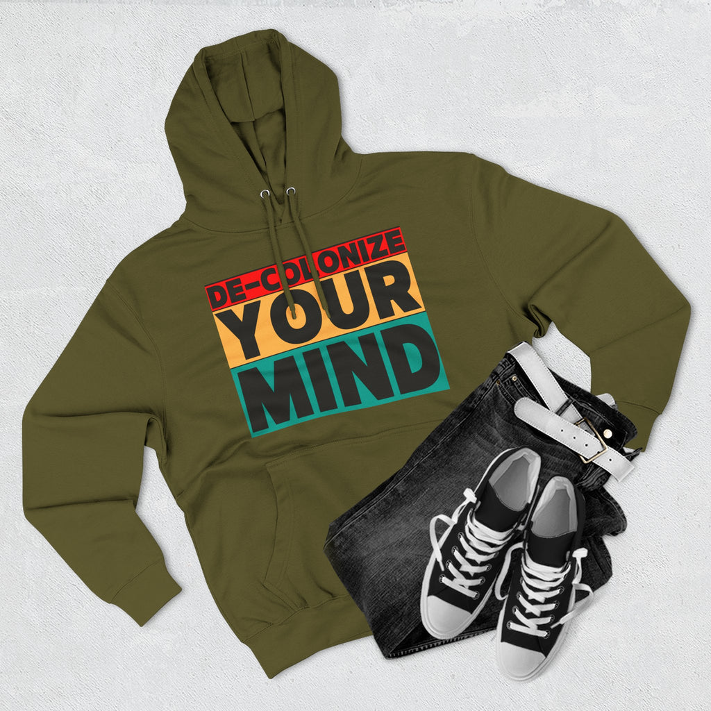 Decolonize Your Mind Hoodie — Bold Graphic Statement Pullover