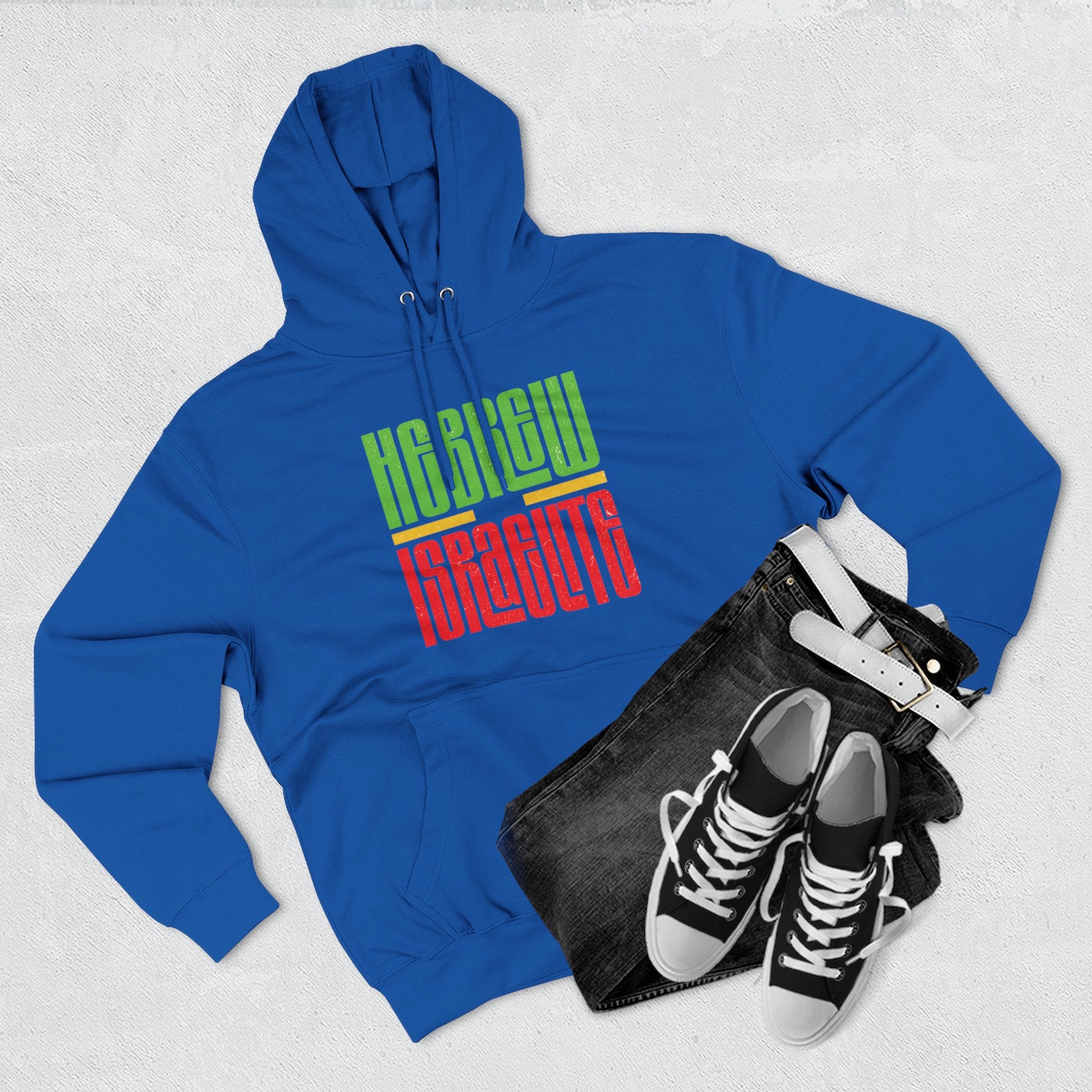 Hoodie — "Hebrew Israelite' Graphic Fleece Hoodie