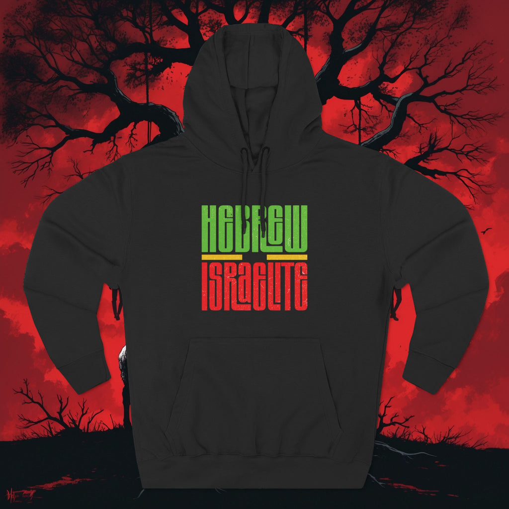 Hoodie — "Hebrew Israelite' Graphic Fleece Hoodie