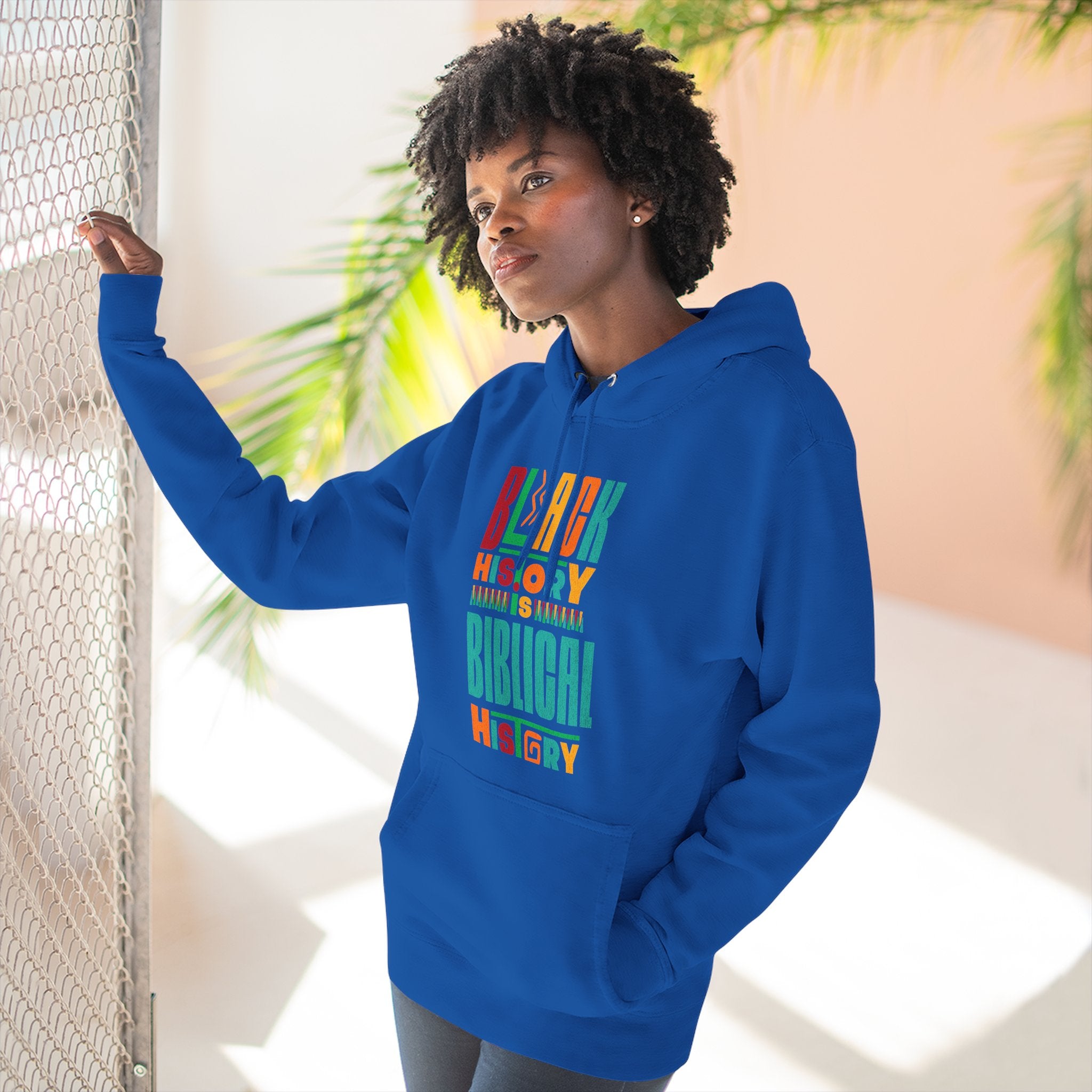 Biblical Black History Hoodie — " Fleece Pullover