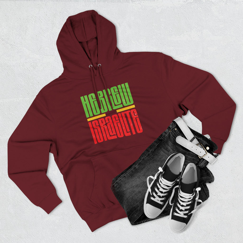Hoodie — "Hebrew Israelite' Graphic Fleece Hoodie