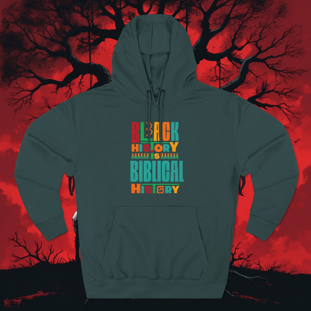 Biblical Black History Hoodie — " Fleece Pullover