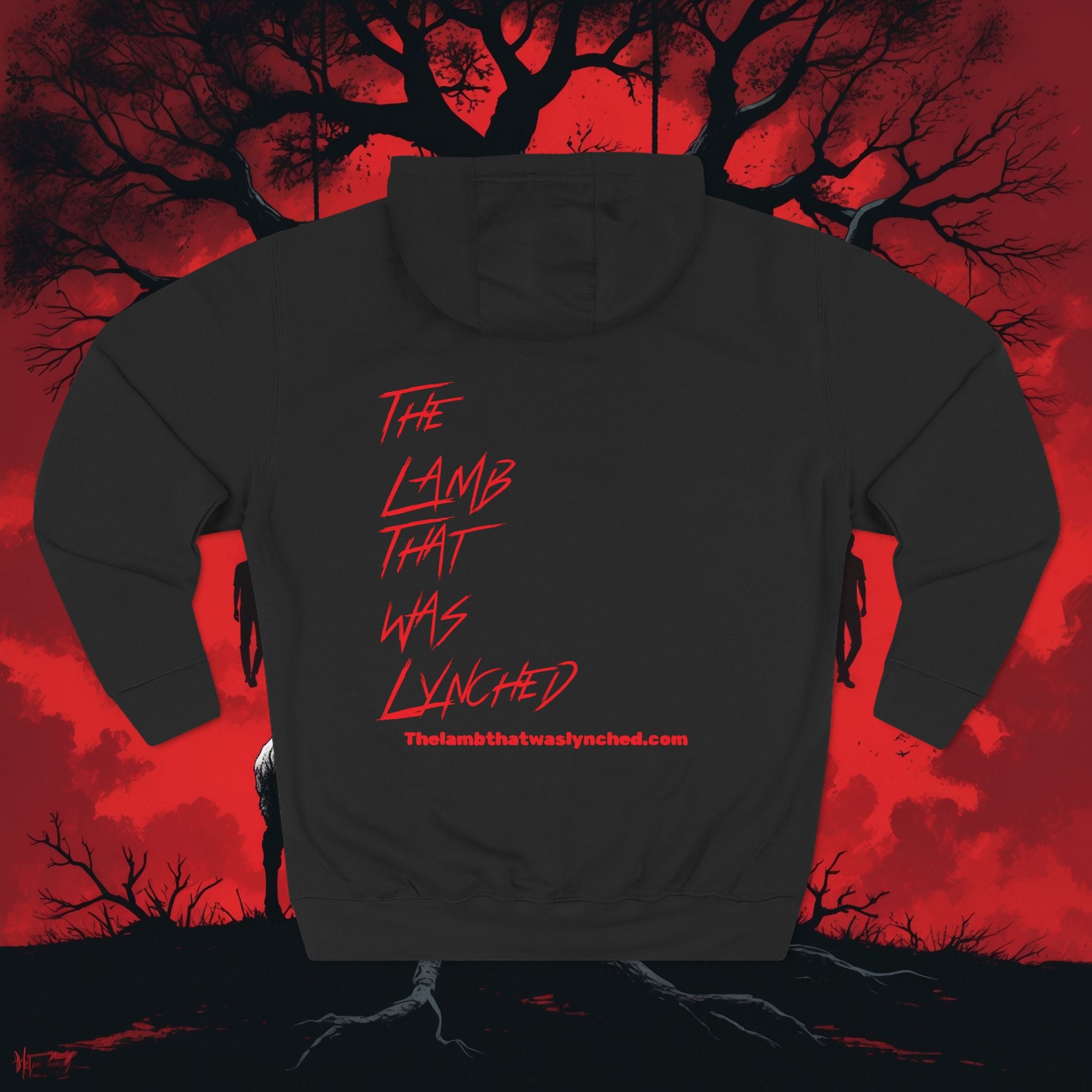 Hoodie — 'Caucasus Wildman' Graphic Fleece Hoodie