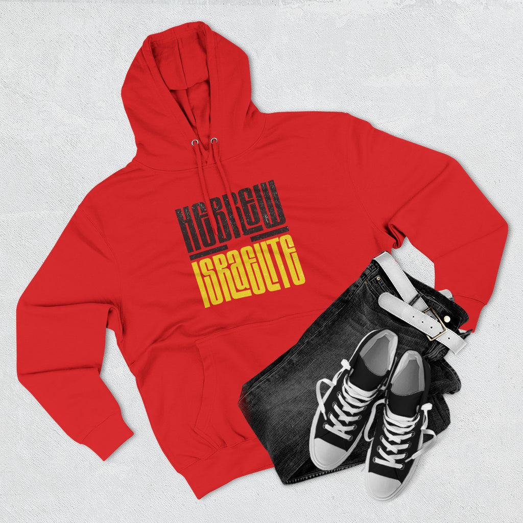 Hoodie — "Hebrew Israelite' Graphic Fleece Hoodie