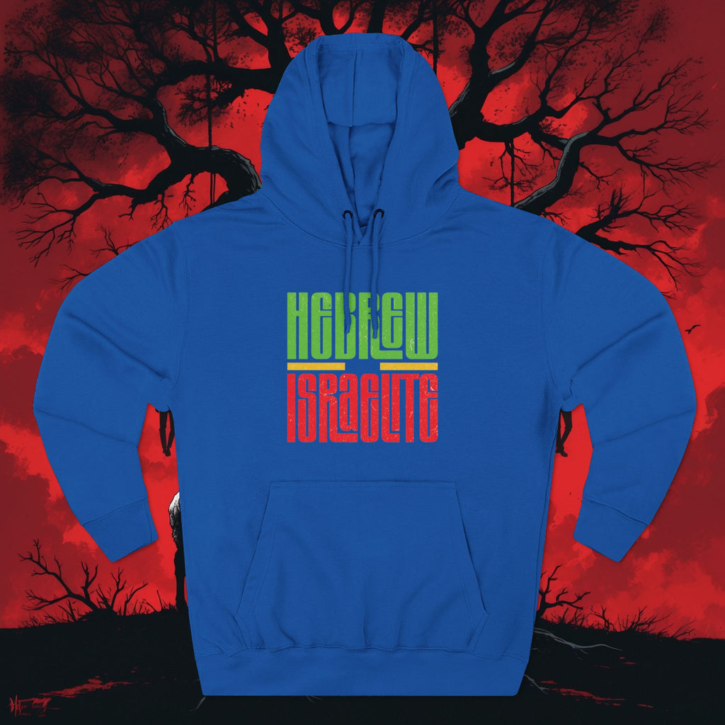 Hoodie — "Hebrew Israelite' Graphic Fleece Hoodie