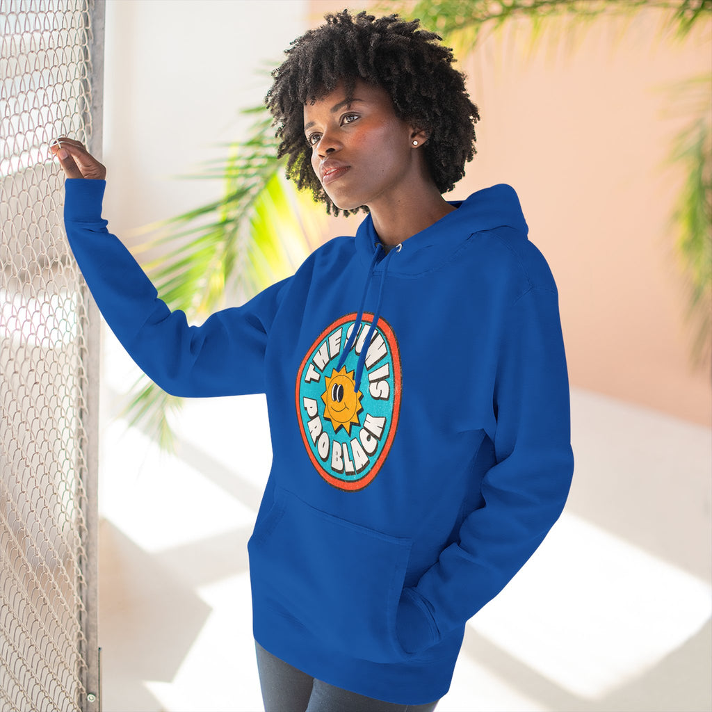 The Sun Is Pro Black – Graphic Fleece Pullover