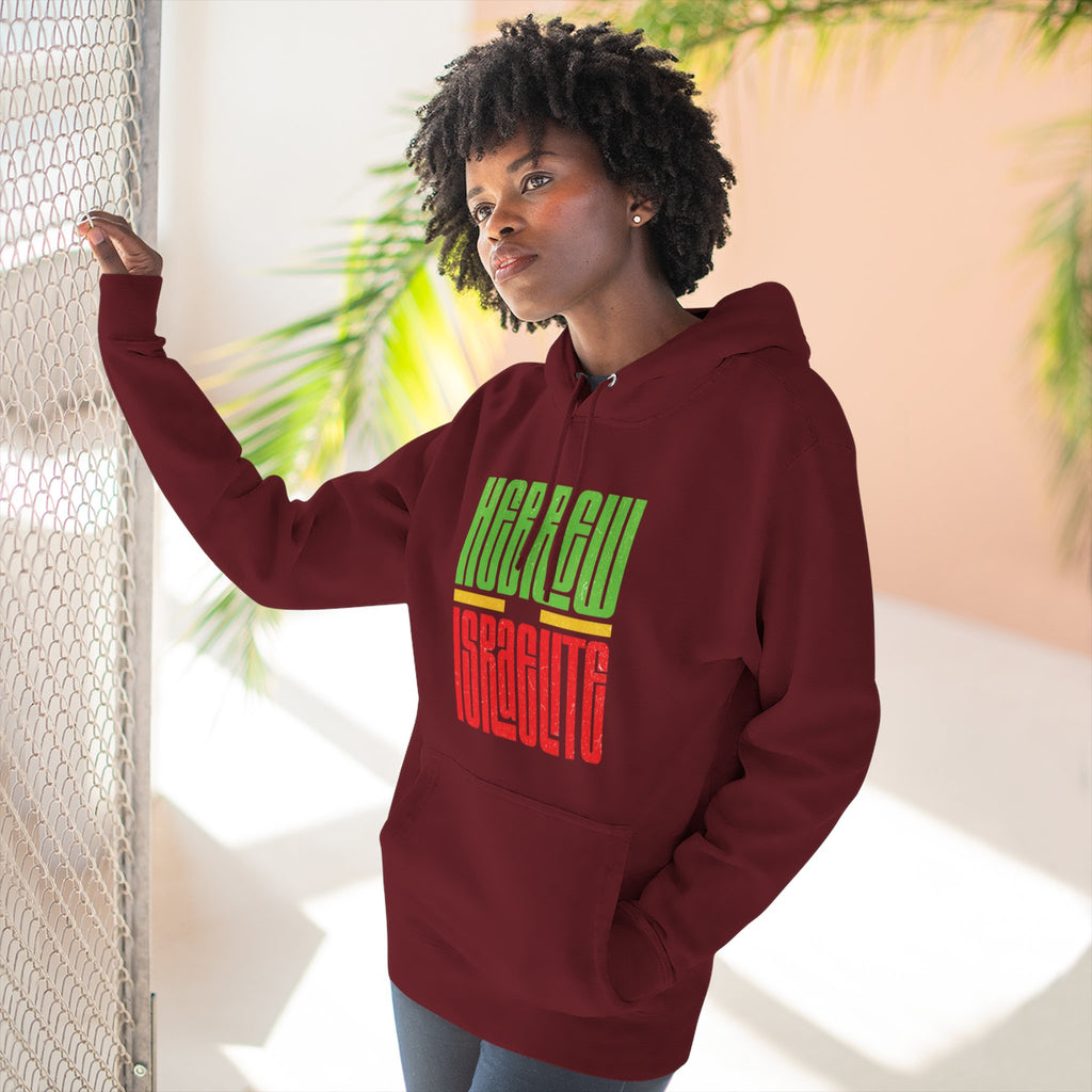 Hoodie — "Hebrew Israelite' Graphic Fleece Hoodie