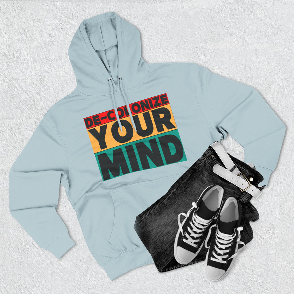 Decolonize Your Mind Hoodie — Bold Graphic Statement Pullover