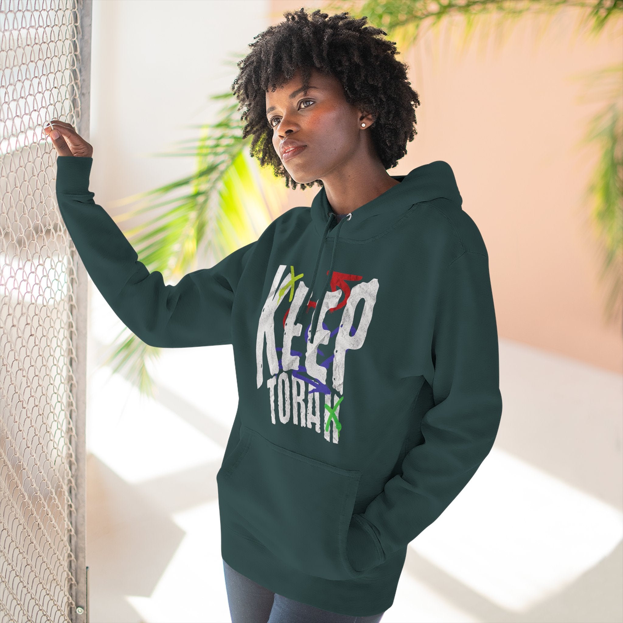 Keep Torah Hoodie —  Graphic Fleece Hoodie