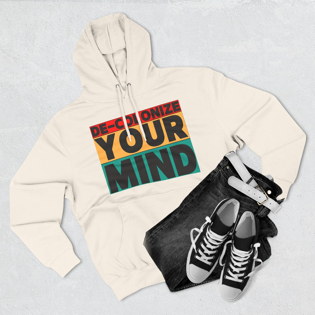 Decolonize Your Mind Hoodie — Bold Graphic Statement Pullover