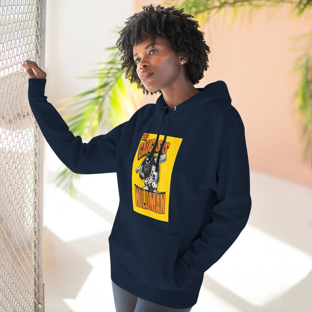 Hoodie — 'Caucasus Wildman' Graphic Fleece Hoodie