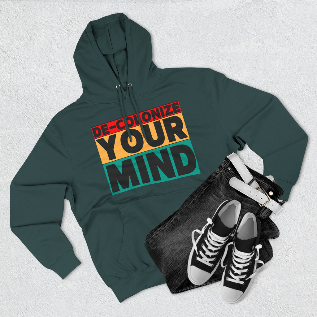 Decolonize Your Mind Hoodie — Bold Graphic Statement Pullover