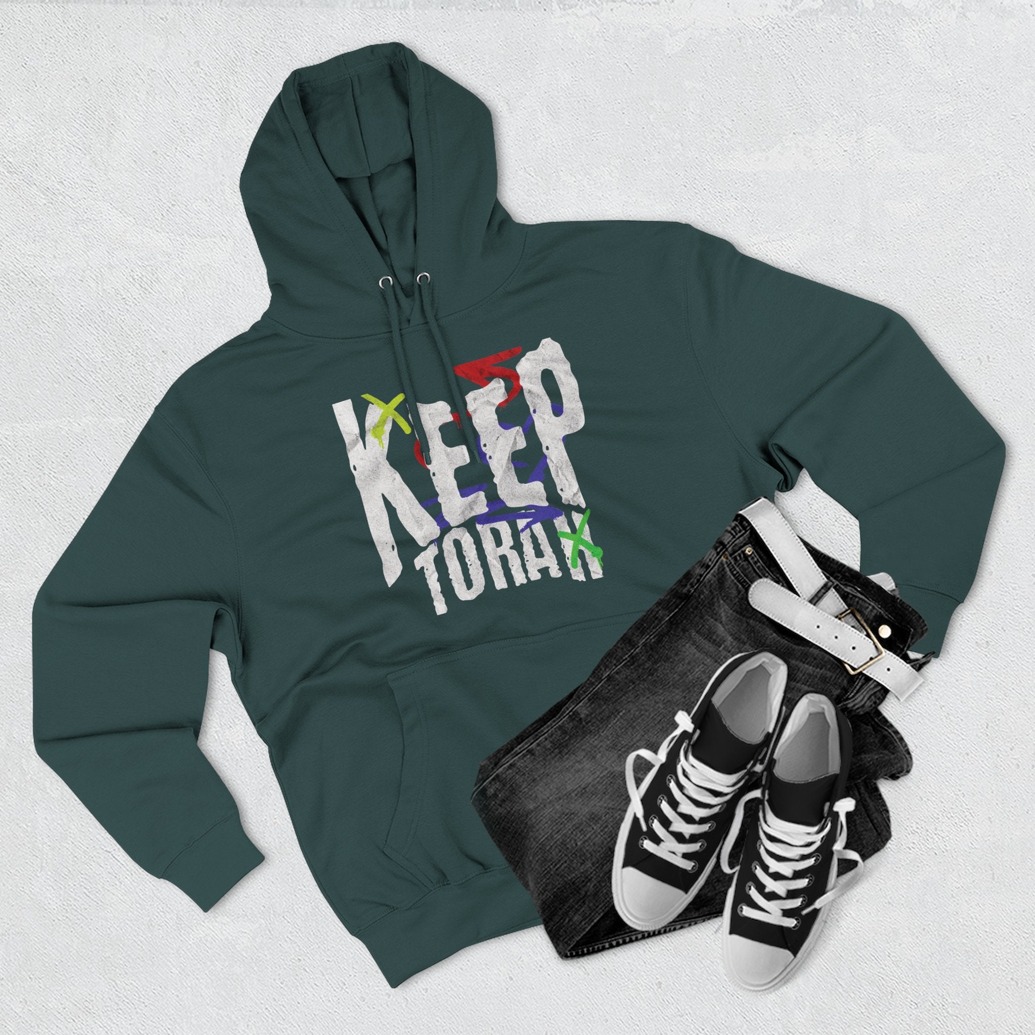 Keep Torah Hoodie —  Graphic Fleece Hoodie