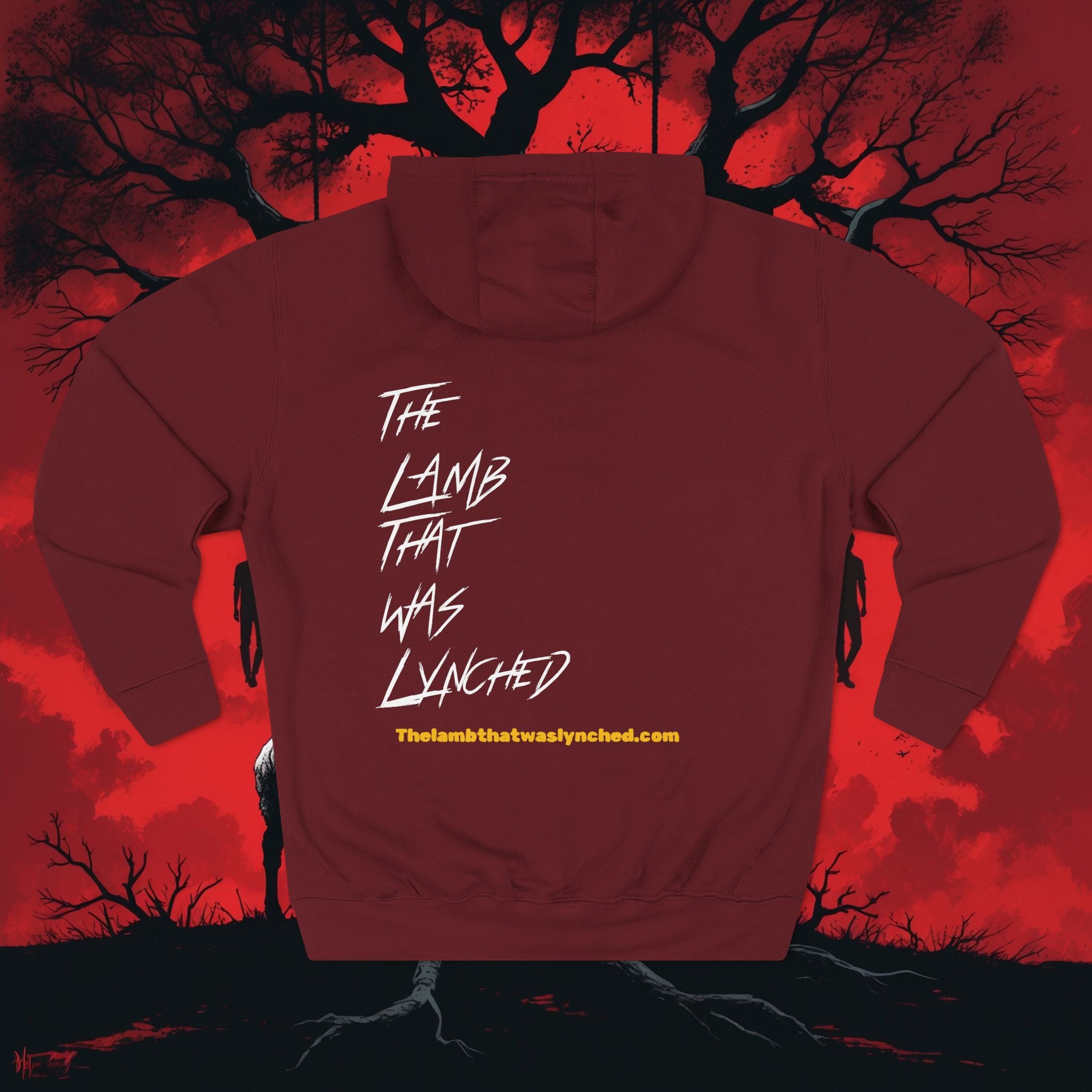 Hoodie — 'Caucasus Wildman' Graphic Fleece Hoodie