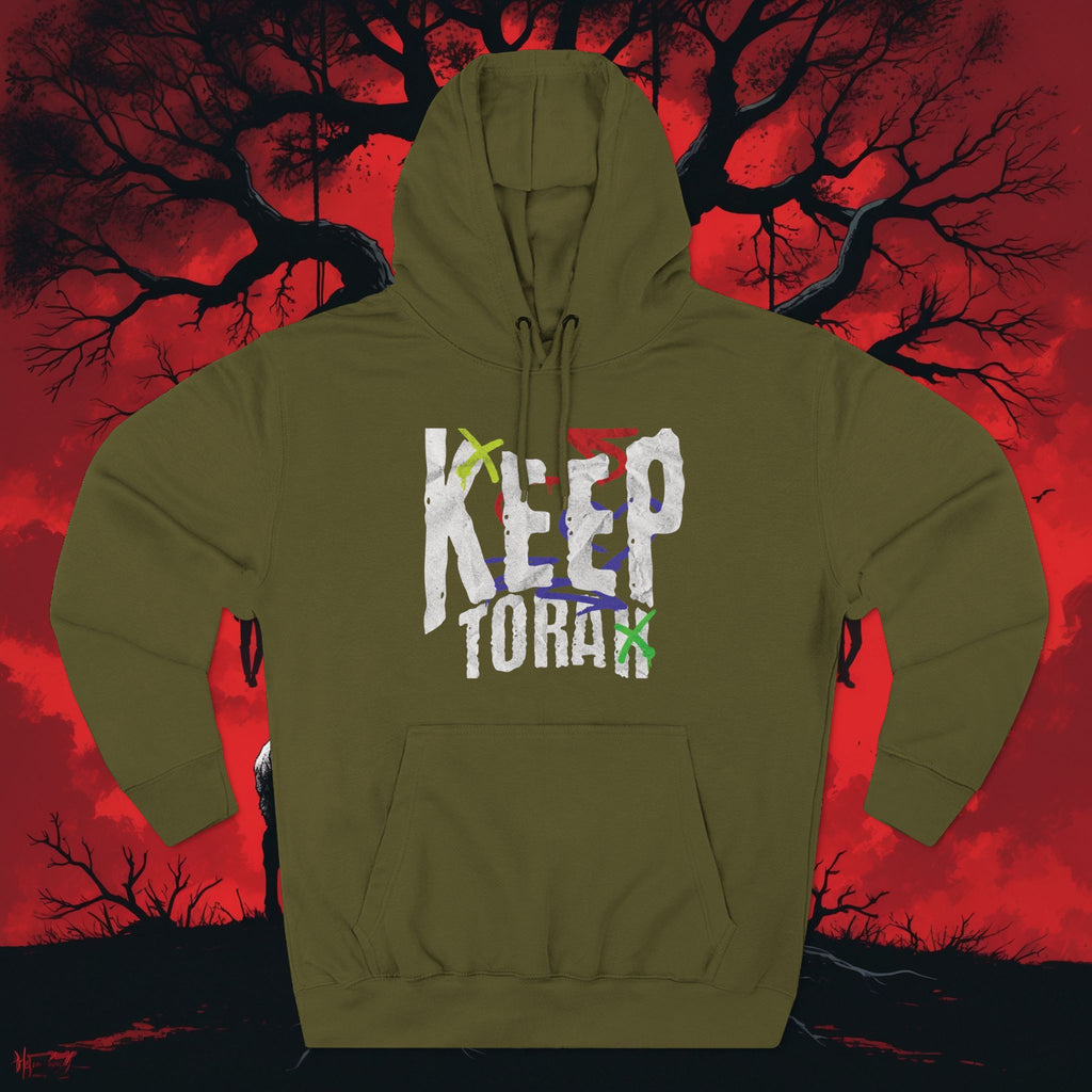 Keep Torah Hoodie —  Graphic Fleece Hoodie